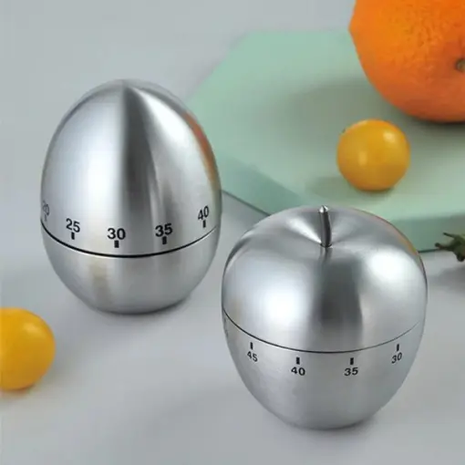 Premium Stainless Steel Mechanical Kitchen Timer